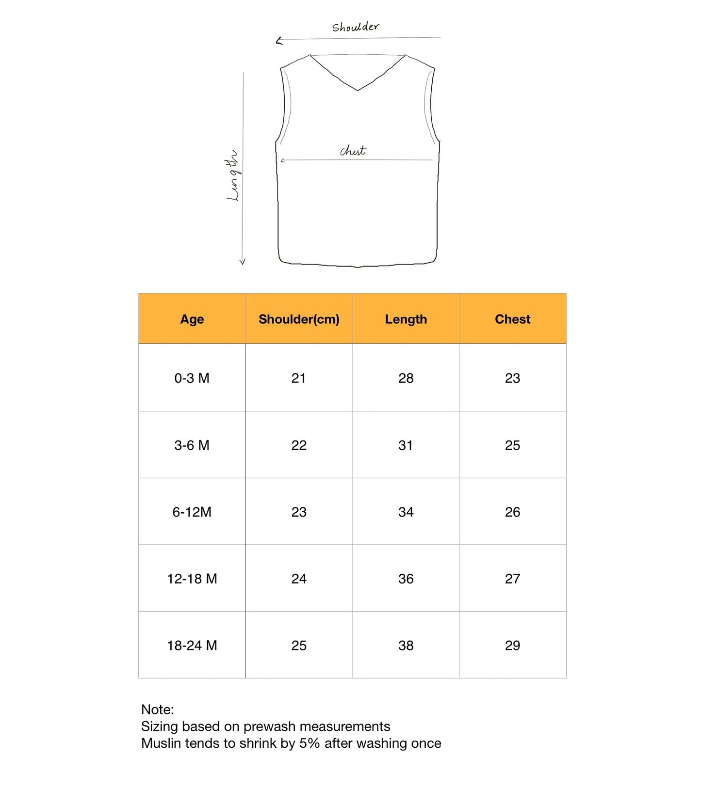 Muslin Jabla Sleeveless - CAT