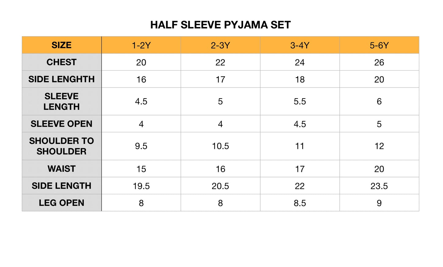 Half Sleeve PJ - Daisy Stitch