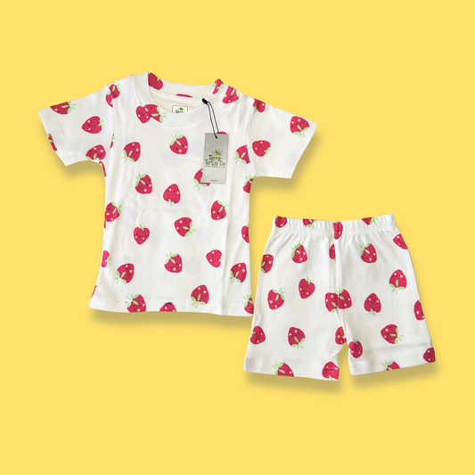 Shorts Set - Strawberry