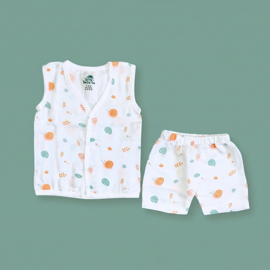 Muslin Jabla & Shorts - Snail