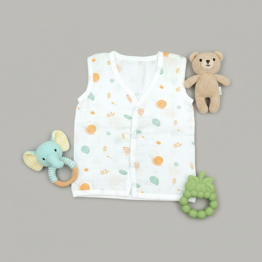 Muslin Jabla Sleeveless - Snail