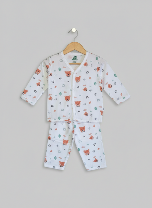 Muslin Night suit - Bear