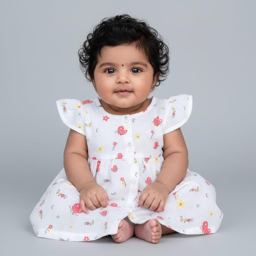 MUSLIN FROCK - Butterfly