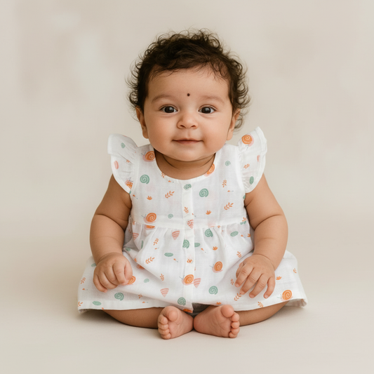 MUSLIN FROCK - SNAIL